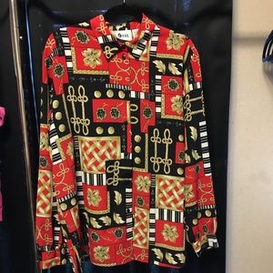 Women’s Long Sleeve Button Down Blouse Size 16